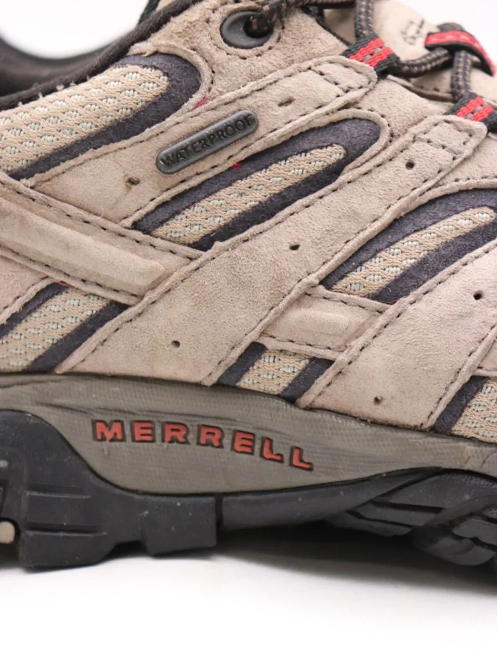 Merrell Moab 2 Men’s Size 9 W Waterproof Shoe Brown Hiking Trail Vibram 08871W